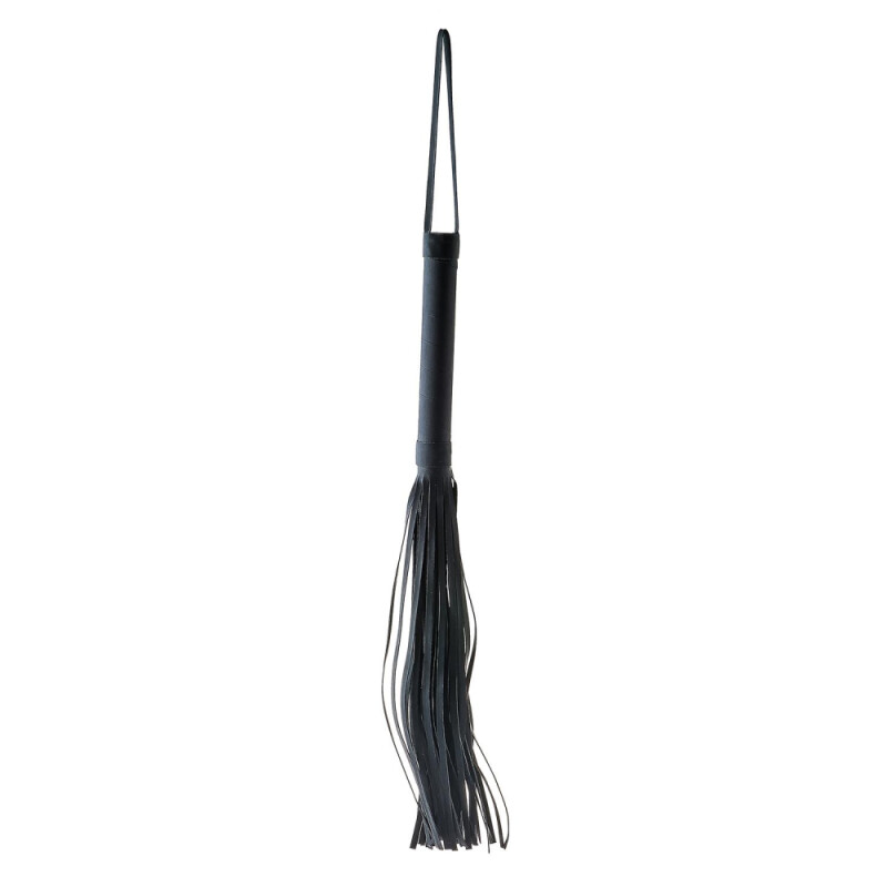 Флоггер Dream Toys Blaze Whip з петлею, чорний, 24 см - Изображение 7