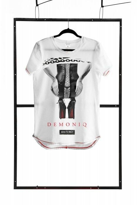 Чоловіча футболка Біла Demoniq, M - Зображення 1