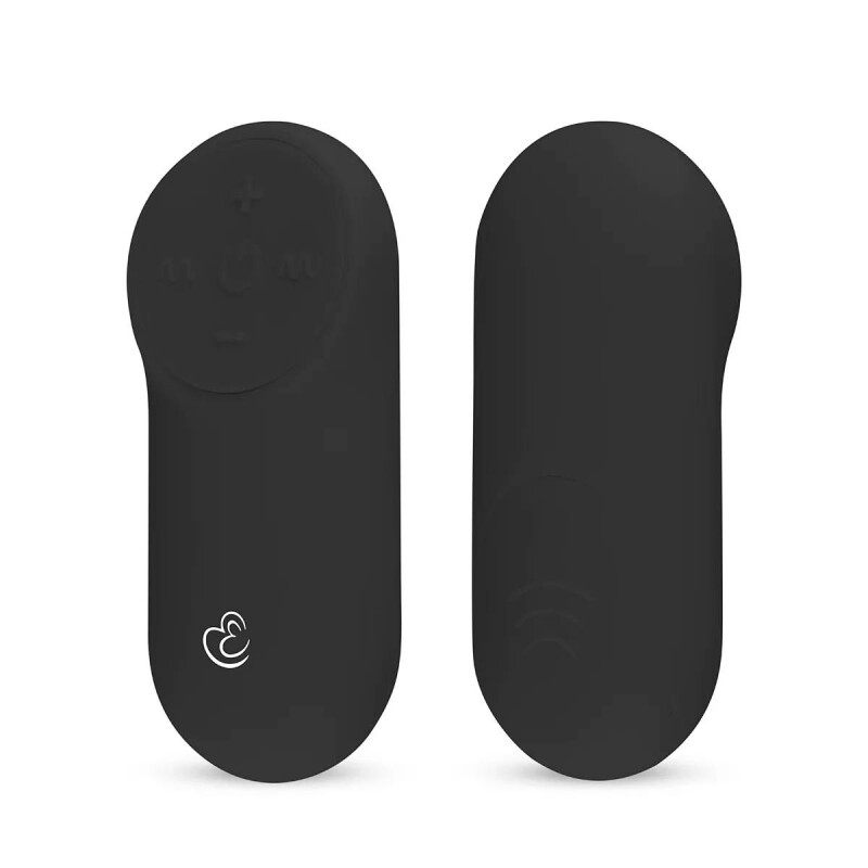 Віброяйце з дистанційним пультом Easytoys, чорне, 7 х 3.5 см - Изображение 2