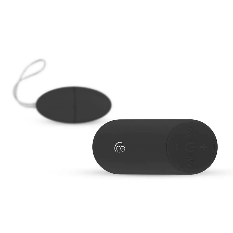 Віброяйце з дистанційним пультом Easytoys, чорне, 7 х 3.5 см - Изображение 3