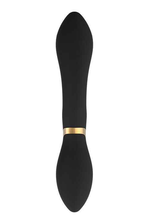 Вібратор-кролик Dream Toys Amelie силіконовий, чорний, 20 х 3.7 см - Изображение 2