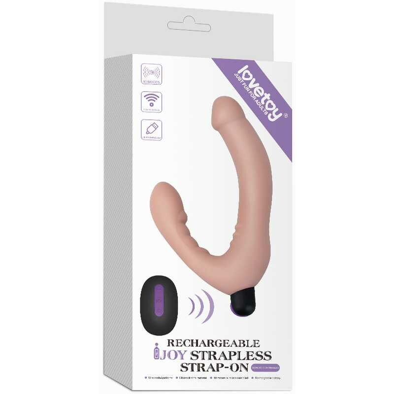 Страпон Rechargeable IJOY Strapless Strap-on Flesh - Зображення 1