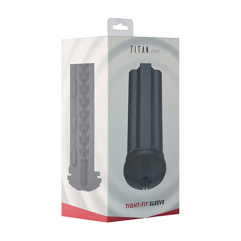 Змінна насадка мастурбатор Kiiroo Titan Sleeve, імітація анального отвору, чорна - Изображение 4