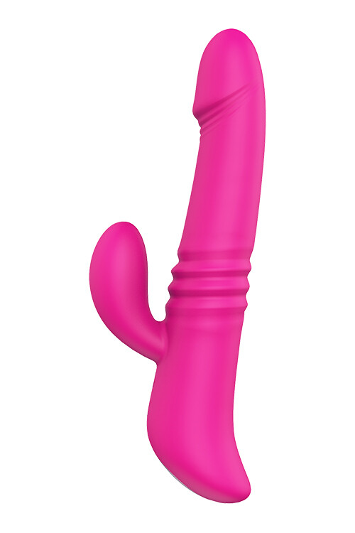 Вібратор-кролик Dream Toys Magenta з нагрівом, рожевий, 23 х 3.6 см - Изображение 2