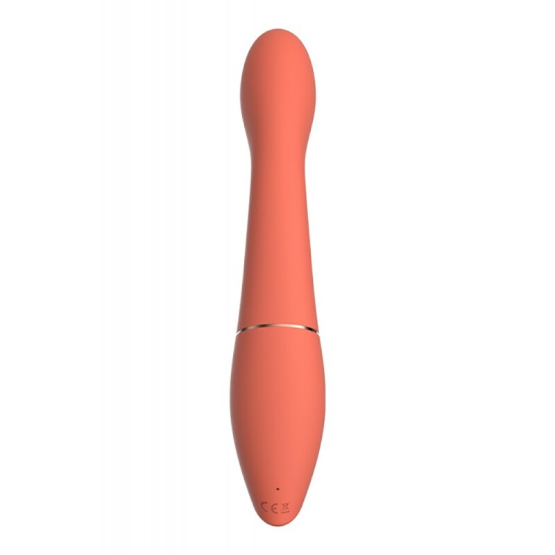 Вібратор для точки G Dream Toys силіконовий, помаранчевий, 22 х 4.2 см - Изображение 4