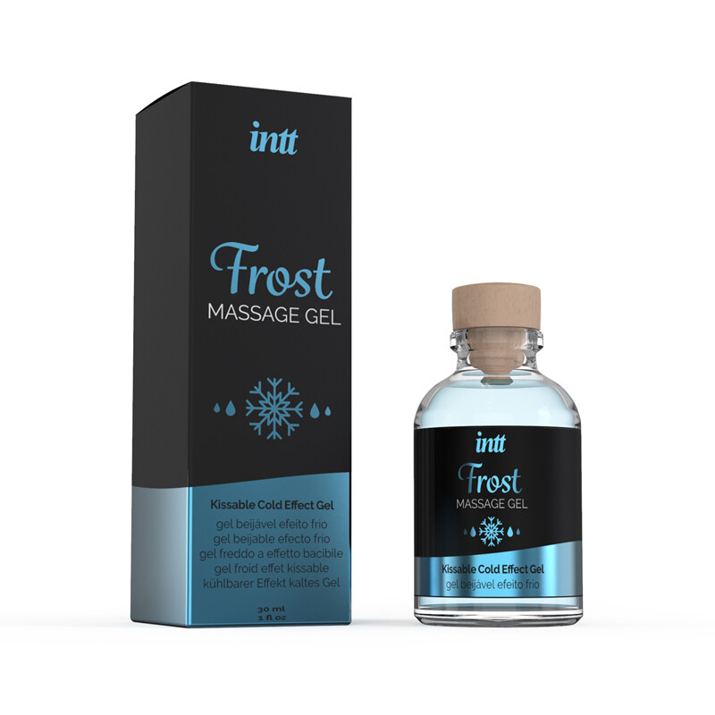 Масажний гель Intt Frost, 30 мл, зі смаком м'яти та охолоджуючим ефектом