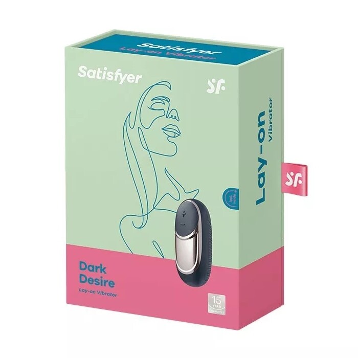 Міні-вібратор Satisfyer Dark Desire чорний, 9.6 х 5 см - Изображение 1