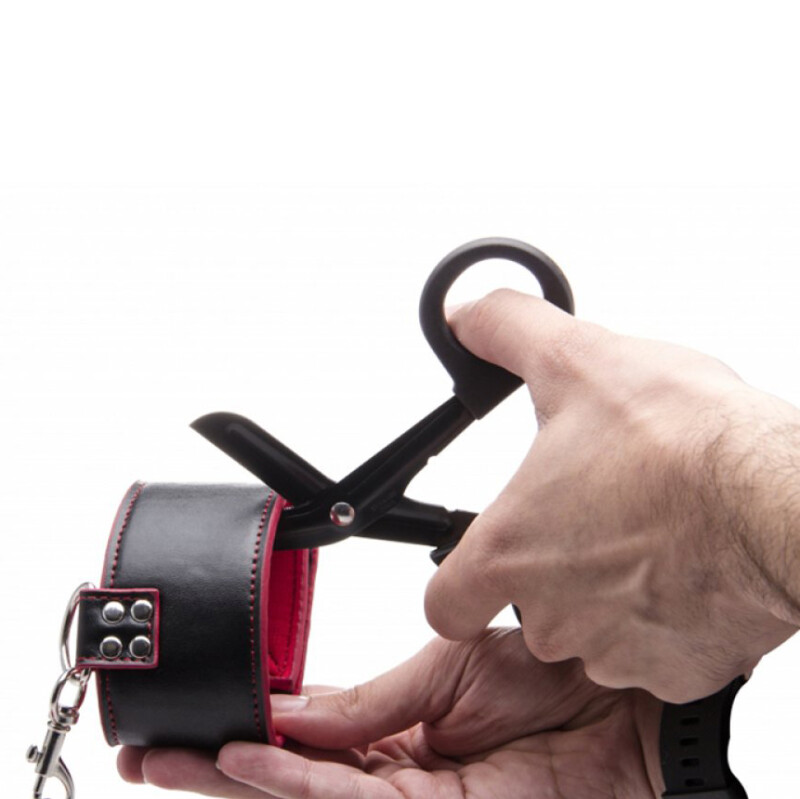 Ножиці для бондажа Bondage Safety Scissor чорного кольору, 17.7 см - Зображення 1