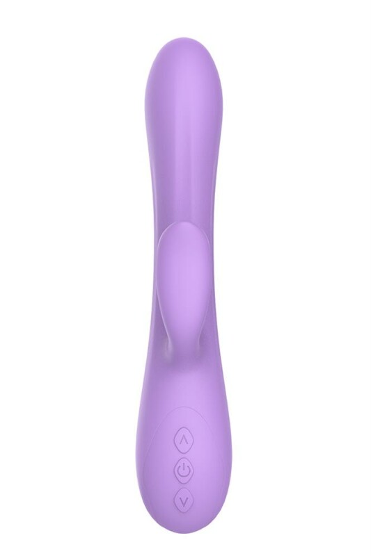 Вібратор-кролик Dream Toys Essentials фіолетовий, 22.8 х 4.4 см - Изображение 3