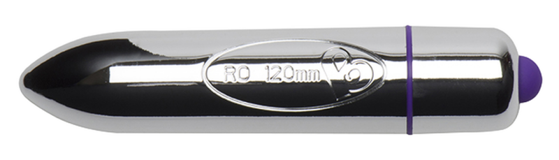 Міні-вібратор ROCKS-OFF - RO-120MM, металік - Зображення 2