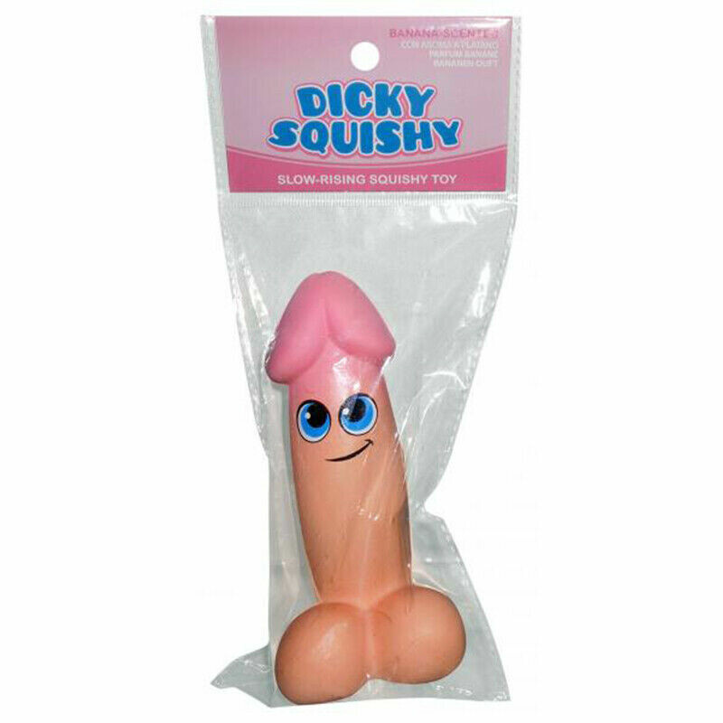 Іграшка-антистрес Kheper Games Dicky Squishy у вигляді пеніса, бежева, 14 х 3.8 см - Изображение 1