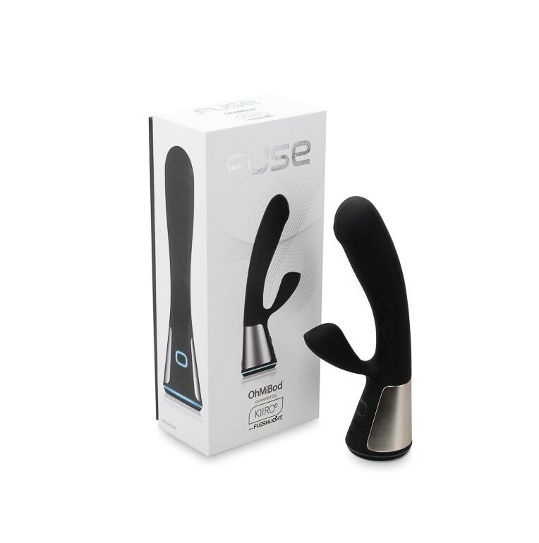 Вібратор-кролик Ohmibod Fuse з інтерактивним підключенням, чорний, 18 х 3.4 см - Зображення 2