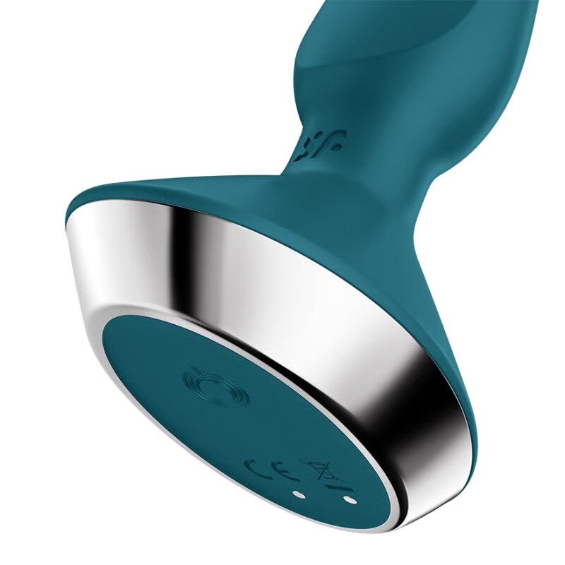 Анальний вібратор Satisfyer Plug-ilicious 1 з додатком, зелений, 13.5 х 4.3 см - Изображение 3