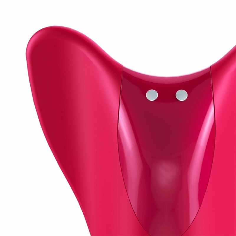 Вібратор на палець Satisfyer High Fly з крилами, рожевий, 6.8 х 5 см - Изображение 3
