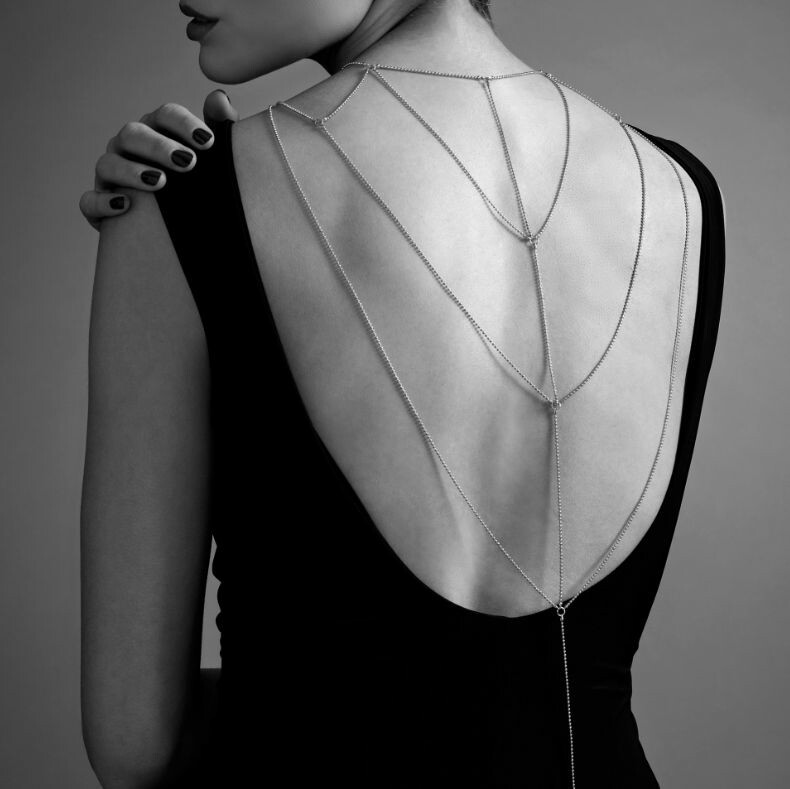 Прикраса для спини Bijoux Indiscrets Magnifique Back and Cleavage Chain, золота - Изображение 1