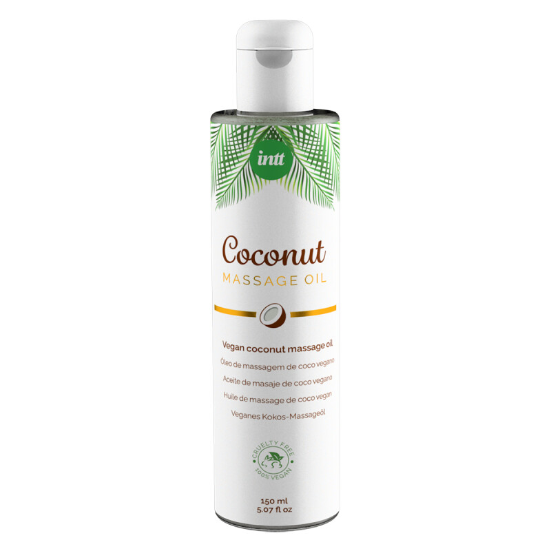 Олія для масажу Intt Coconut (Vegan), 150 мл, з ароматом кокоса - Изображение 3