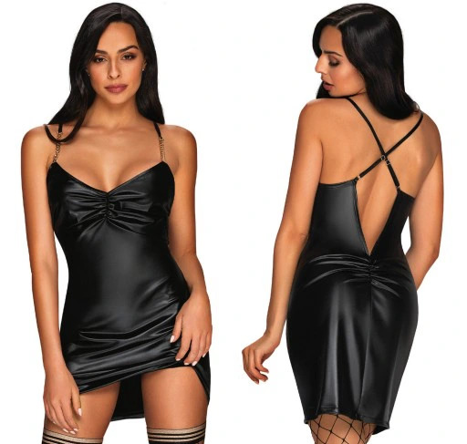 Сексуальна сукня міні Obsessive Yollanda чорна, L/XL - Изображение 3