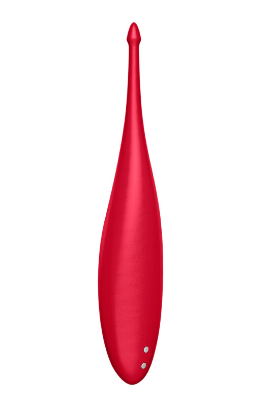 Вібратор Satisfyer Twirling Fun для точкової стимуляції ерогенних зон, червоний, 17.5 х 2.5 см - Зображення 2