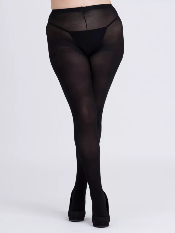 Колготи з інтимним вирізом Fifty Shades of Grey Captivate Spanking Tights, Plus Size (EU 46-52) - Изображение 1