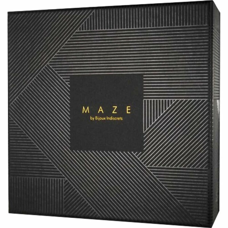 Портупея з екошкіри Bijoux Indiscrets MAZE – Cross Cleavage, бежева - Зображення 3