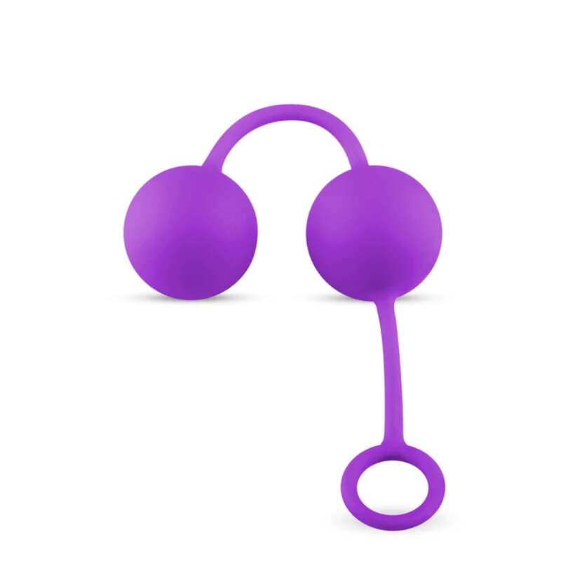Вагінальні кульки Easy Toys зі зміщеним центром тяжіння, рожеві, 20 х 3.7 см - Изображение 1