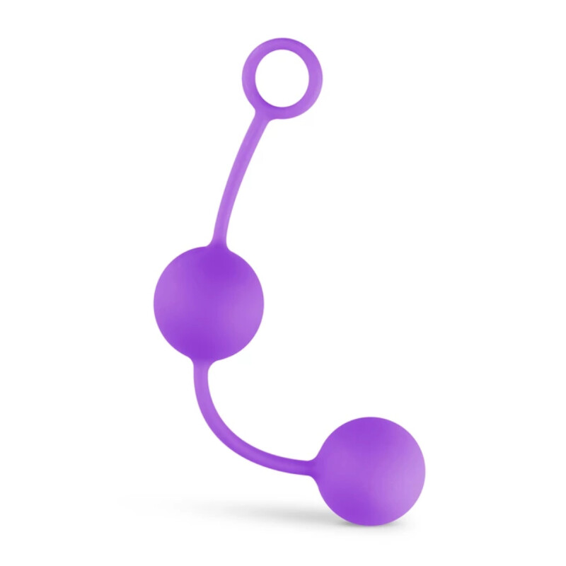 Вагінальні кульки Easy Toys зі зміщеним центром тяжіння, рожеві, 20 х 3.7 см - Изображение 2