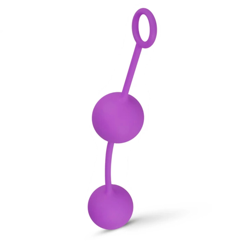 Вагінальні кульки Easy Toys зі зміщеним центром тяжіння, рожеві, 20 х 3.7 см - Изображение 3