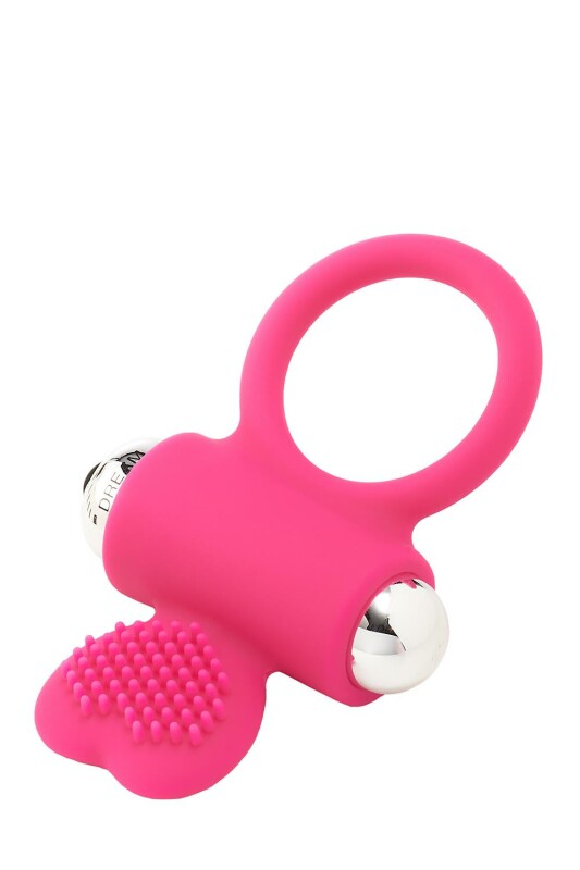 Ерекційне кільце з вібрацією Dream Toys FLIRTS COCKRING PINK - Зображення 4