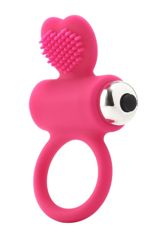 Ерекційне кільце з вібрацією Dream Toys FLIRTS COCKRING PINK - Зображення 1
