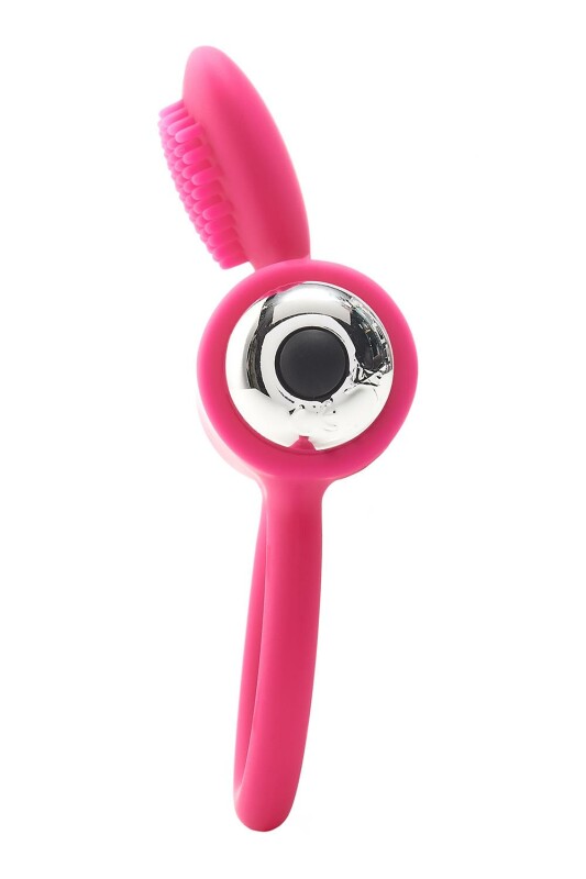 Ерекційне кільце з вібрацією Dream Toys FLIRTS COCKRING PINK - Зображення 2