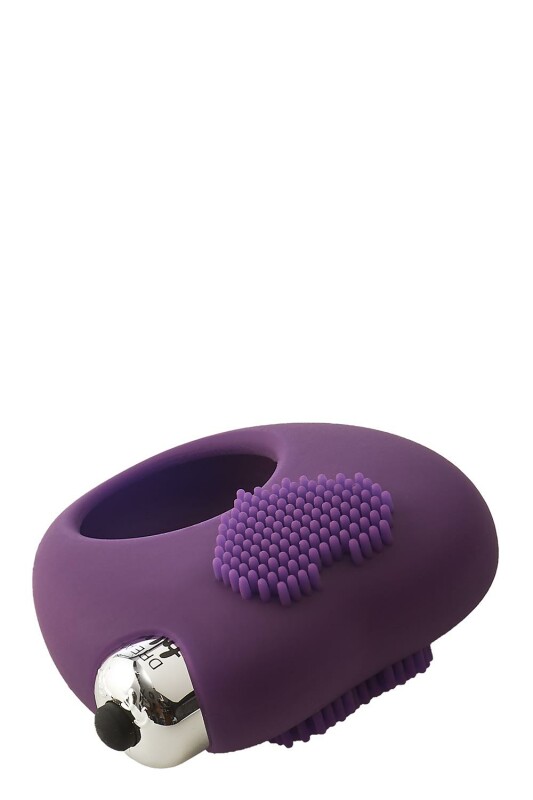 Ерекційне кільце з вібрацією Dream Toys FLIRTS COCKRING PURPLE - Изображение 4