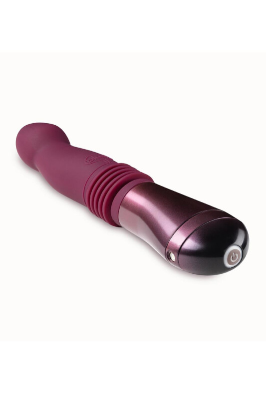 Вібратор із фрикціями Blush бордовий, 25.4 х 4.4 см - Изображение 5