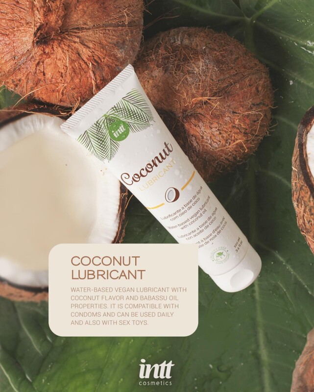 Лубрикант Intt Coconut (Vegan), 100 мл, на водній основі, з ароматом кокосу - Зображення 5