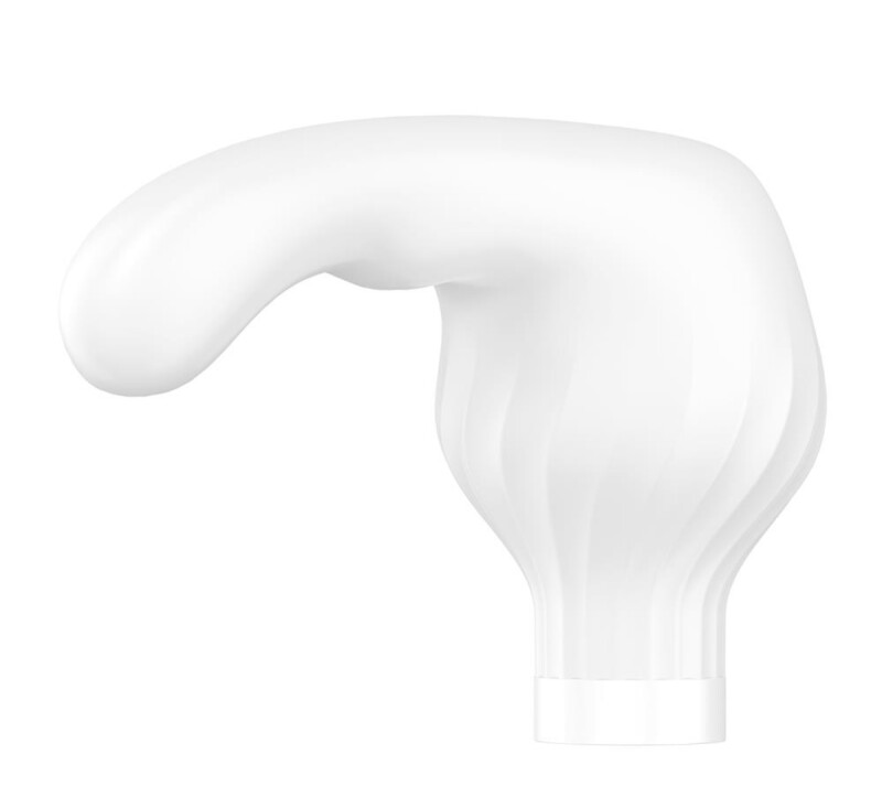 Вібратор-мікрофон Satisfyer Double Wand-er з додатком, білий, 27 х 5.5 см - Зображення 5