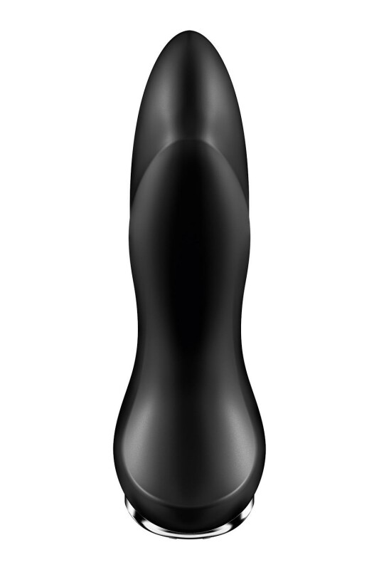 Анальний вібратор Satisfyer Rotator Plug 1+ з додатком та ротацією, чорний, 13.5 х 3.8 см - Зображення 4
