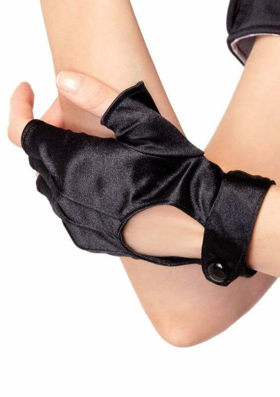 Рукавички Leg Avenue Fingerless Motercycle Gloves чорні, O/S - Изображение 3
