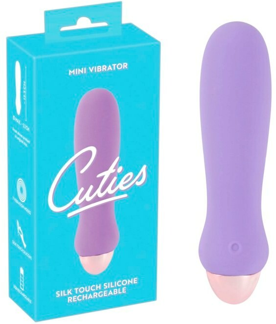 Міні-вібратор Cuties фіолетовий, 12.5 х 3.1 см - Изображение 6