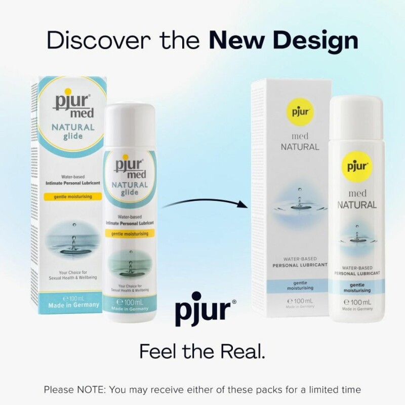 Лубрикант зволожувальний Pjur Med Natural Glide на водній основі, 100 мл - Изображение 1