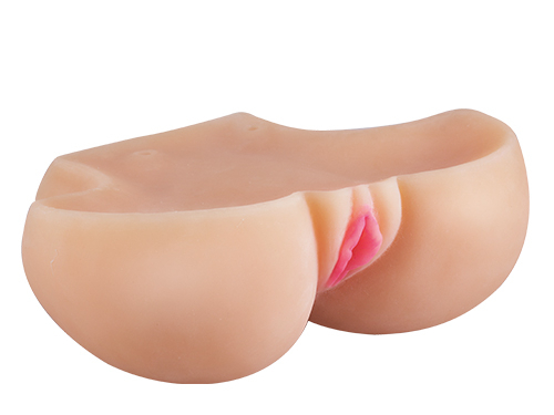 Мастурбатор вагіна Dream Toys з вібрацією, бежевий, 22 х 15 см - Изображение 1