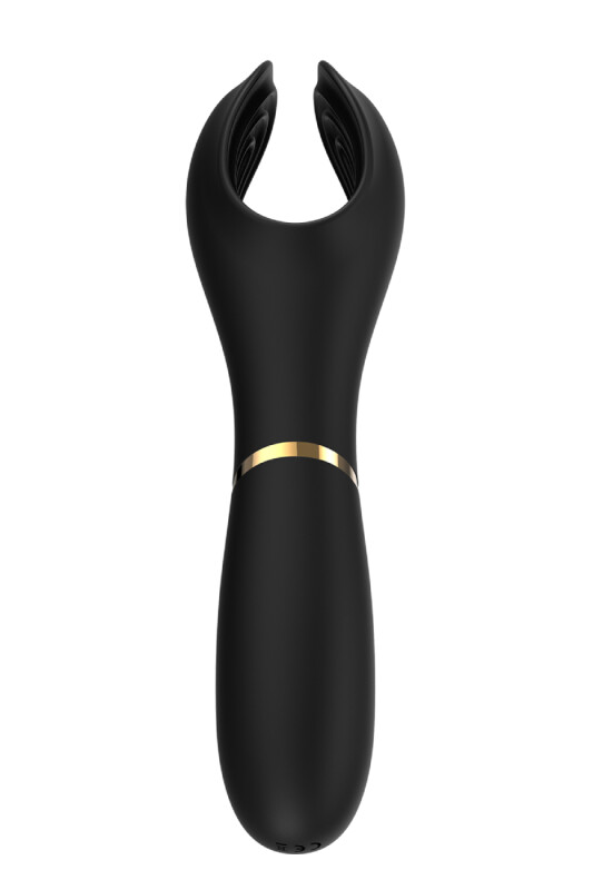 Мастурбатор Dream Toys Elite з вібрацією, чорний, 21 х 5.8 см - Изображение 4