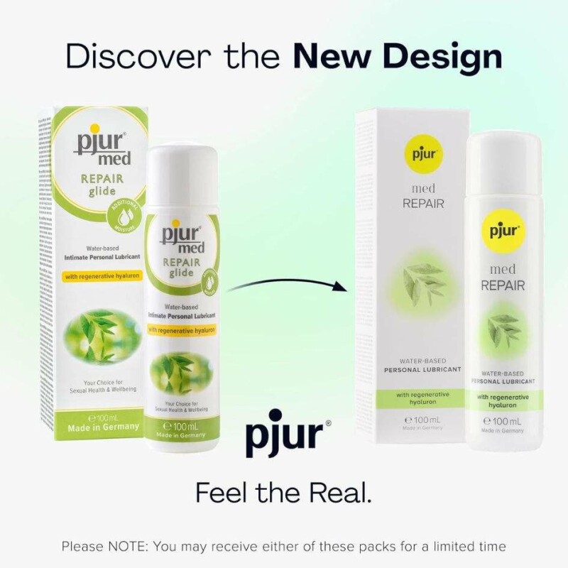 Лубрикант на водній основі Pjur Med Repair Glide Lubricant з гіалуроновою кислотою, 100 мл - Изображение 2