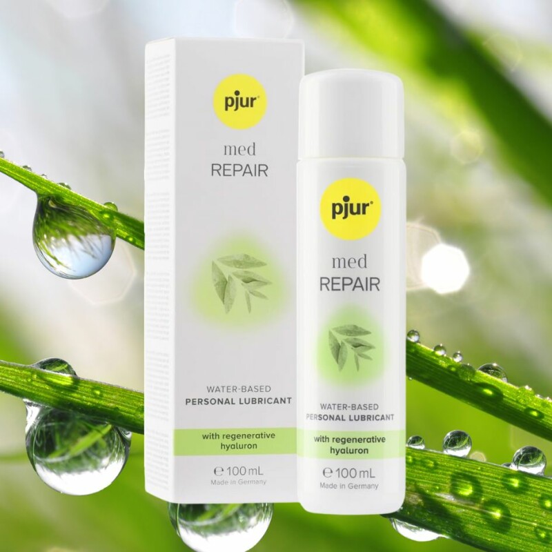 Лубрикант на водній основі Pjur Med Repair Glide Lubricant з гіалуроновою кислотою, 100 мл - Изображение 1