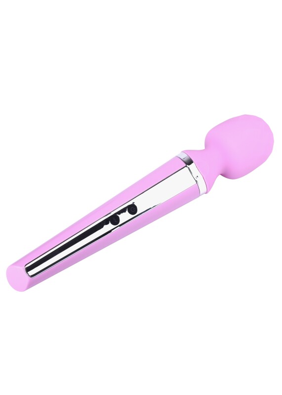 Вібромасажер Massager Genius, рожевий, 31 х 6 см - Изображение 2