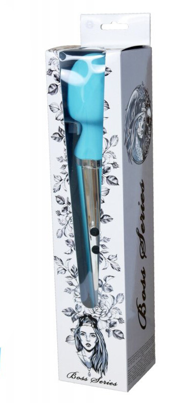Вібромасажер Massager Genius, блакитний, 31 х 6 см - Изображение 2