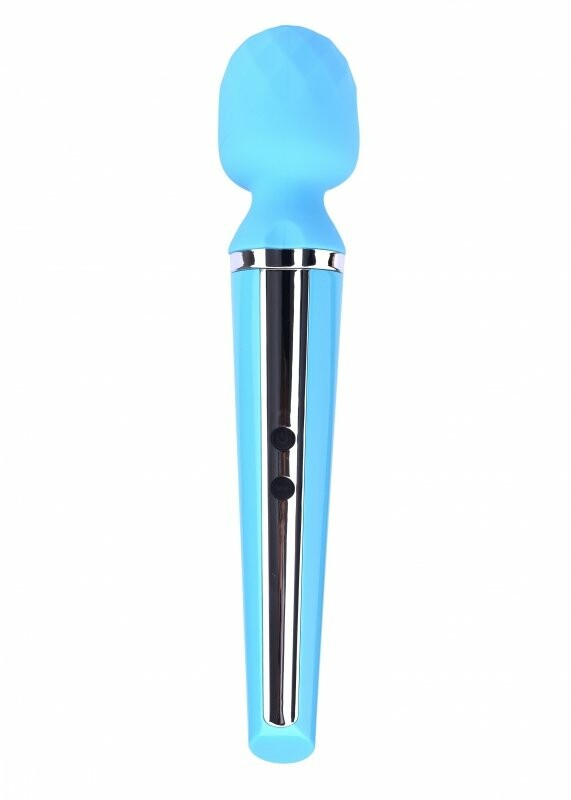 Вібромасажер Massager Genius, блакитний, 31 х 6 см - Изображение 1