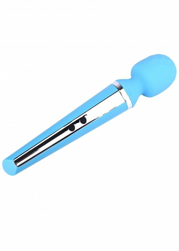 Вібромасажер Massager Genius, блакитний, 31 х 6 см - Изображение 3