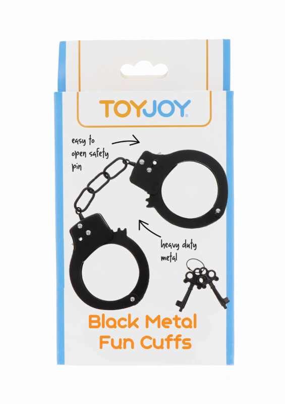 Наручники на ланцюжку з ключами TOY JOY чорні - Изображение 1