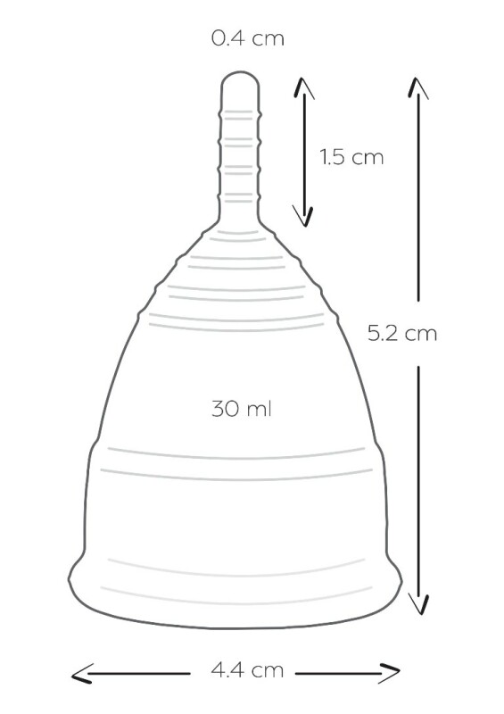 Менструальні чаші Mae B Menstrual Cups 2 шт, розмір L, 30 мл - Изображение 6