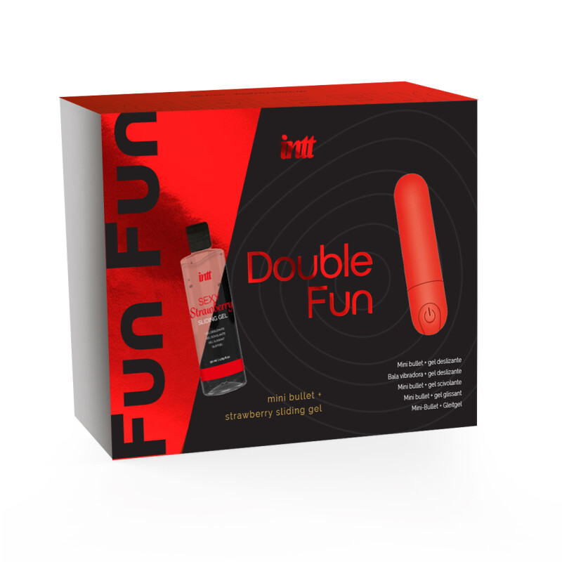 Набір для прелюдій INTT DOUBLE FUN, віброкуля та лубрикант - Зображення 4