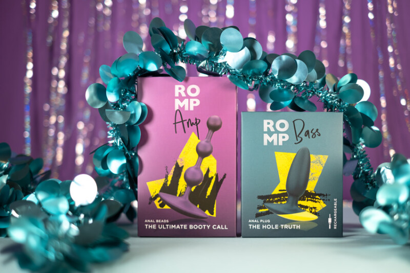 Анальна ялинка Romp Amp силіконова, фіолетова, 13.5 х 2.6 см - Изображение 1